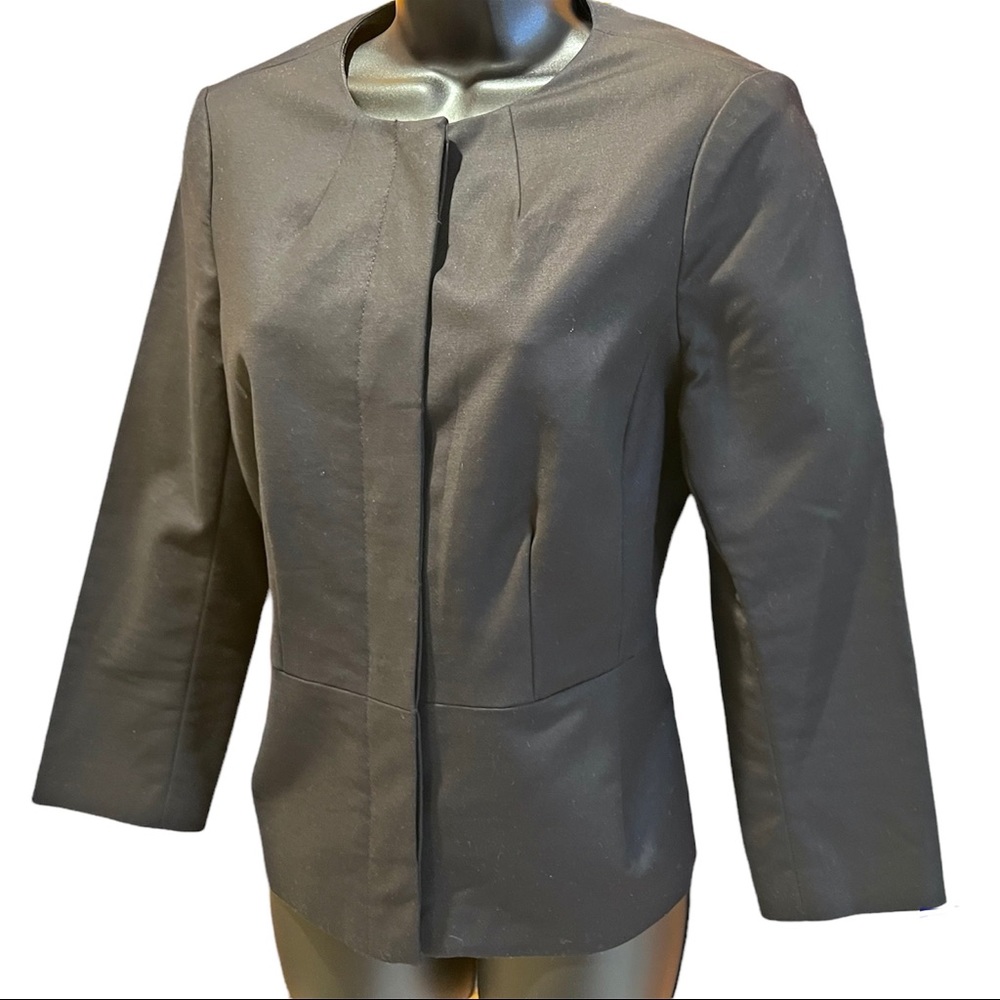 LIZ CLAIBORNE Hidden 5-Button Front Blazer Jacket. Size M